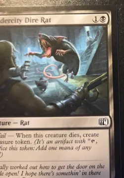 Undercity Dire Rat 0123 Common Final Fantasy Magic: The Gathering - Image 3