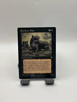 MTG, Pestilence Rats $3 ORDER MIN LP Ice Age Regular - Image 1