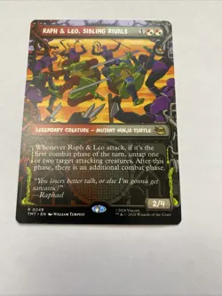 MTG Teenage Mutant Ninja Turtles Raph & Leo, Sibling Rivals Showcase 0249 Rare - Image 1