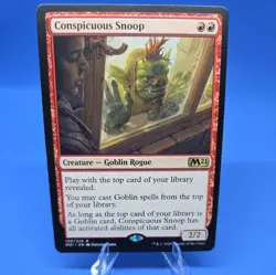 Near Mint, English - 1 x MTG Conspicuous Snoop - Foil Core Set 2021 - Image 1