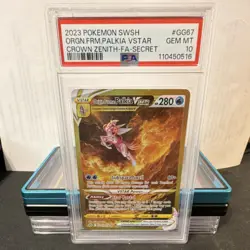 Pokemon Origin Forme Palkia VSTAR GG67/GG70 Crown Zenith Secret Rare Holo PSA 10 - Image 1