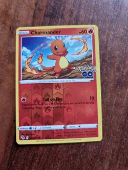 Pokemon Go Charmander 008/078 Reverse Holo Common - Image 1