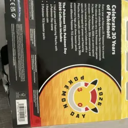 Pokemon TCG Pokemon Day 2026 Collection Box Promo Pikachu & Booster Packs - Image 3