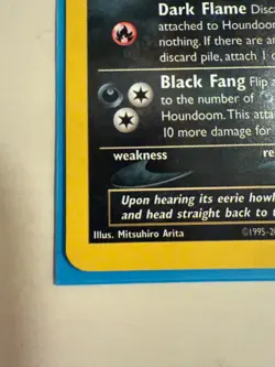 LIGHTLY PLAYED Houndoom 08/64 Neo Revelation Holo LP with Swirl Pokemon TCG - Image 3