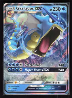 Gyarados GX Holo Promo Pokemon SM Promos SM212 NM - Image 1