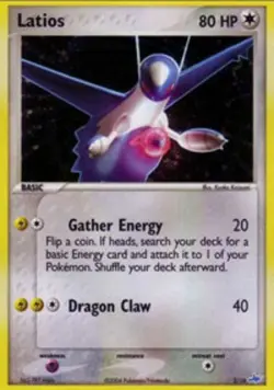 1x Latios - 2/10 - Holo Damaged Pokemon Pokemon Trainer Kit - Image 1