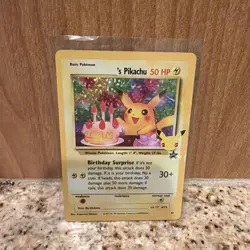 2021 Pokemon SWSH Celebrations Birthday Pikachu Classic #24 - Image 1
