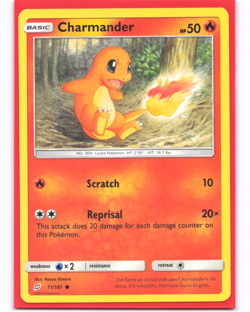 Pokemon TCG - Charmander 11/181 - Team Up - Common - LP - Image 1