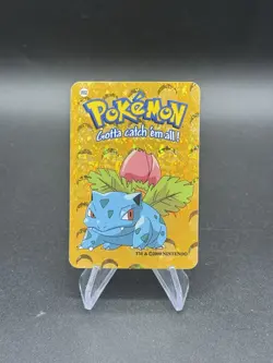 Ivysaur Holo Pokemon Vintage 2000 Vending Prism Sticker Nintendo Rare - Image 1