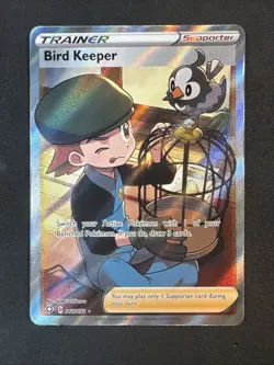 Bird Keeper (Full Art) 066/072 Shining Fates Holo Trainer Pokemon - Image 1