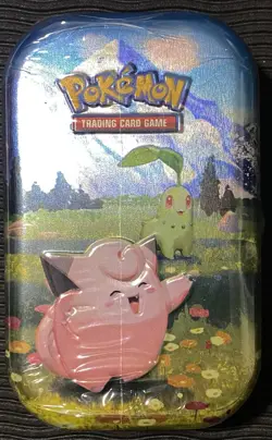Pokemon Ascended Heroes Mini Tin - NEW/SEALED Clefairy & Chikorita - Image 1
