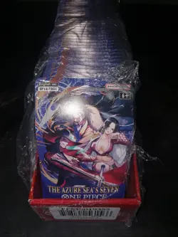 One Piece TCG The Azure Sea’s Seven OP-14 Sleeved Booster Pack Lot Of 50 Sealed - Image 2