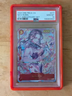 2024 ONE PIECE SIMPLIFIED CHINESE 1ST ANNIVERSARY SET #017 NICO ROBIN PSA 10 - Image 1