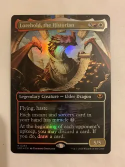 Lorehold, the Historian (0284) Foil Borderless MTG Secrets Of Strixhaven - Image 1
