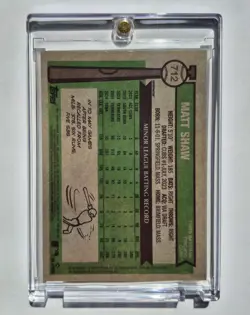 2025 Topps Heritage High Number Matt Shaw Superfractor 1/1 RC SSP Chicago Cubs - Image 2