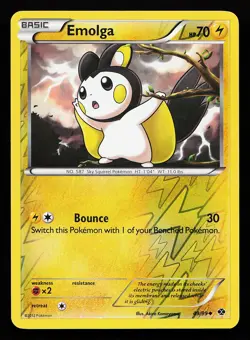 Emolga 49/99 Reverse Holo Next Destinies Pokemon Card - Image 1