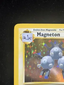 Magneton Holo Rare Pokemon Card 9/102 Base Set, Vintage 1999 WOTC TCG LP - Image 2