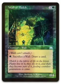 Wall of Mulch #298 (Foil) (NM) Onslaught ONS Magic MTG - Image 1