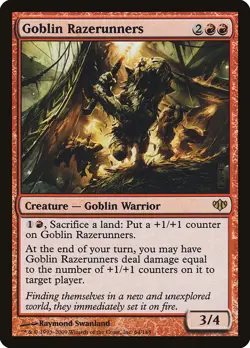 Goblin Razerunners - NM - R - MTG - Image 1