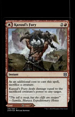 Kazuul's Fury 146 Foil U Zendikar Rising - Image 1