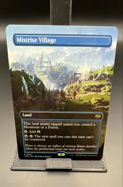 Mistrise Village (Borderless) Tarkir: Dragonstorm Regular - Image 1