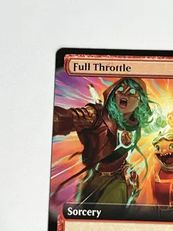 Full Throttle 386 MTG Aetherdrift 2025 Mint - 9.0 + Borderless Non Foil Rare - Image 5