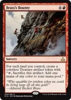 Brass's Bounty NM, English MTG Rivals of Ixalan - Image 1