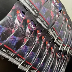 Magic The Gathering D&D Adventures in the Forgotten 18 Booster Packs Sealed - Image 3