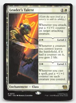 Leader's Talent 0013 Rare Teenage Mutant Ninja Turtles Magic: The Gathering NM - Image 1