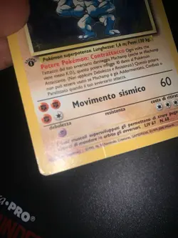 carta pokemon Machamp Prima Edizione 1 Ed ita Holo set base 8/102 italiana - Image 2