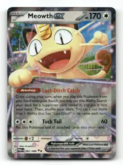 Meowth ex 062/088 - Perfect Order - Pokemon Card NM/M - Image 1