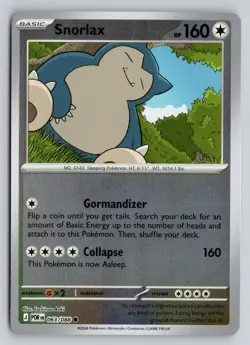 SNORLAX 063/088 COMMON PERFECT ORDER POKEMON REVERSE HOLO NM - Image 1
