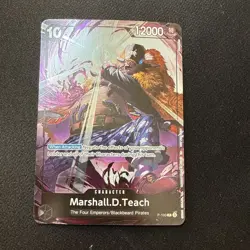 Marshall.D.Teach (Event Pack Vol. 8) P-100 One Piece Card Game Promo Foil NM - Image 1