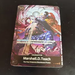 Marshall.D.Teach (Event Pack Vol. 8) P-100 One Piece Card Game Promo Foil NM - Image 1