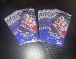 One Piece TCG: The Azure Sea's Seven Sleeved Booster OP-14 English - Lot of 12 - Image 1