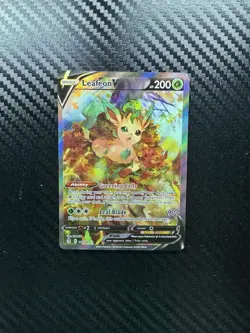 Leafeon V Alt Full Art Ultra Rare - 167/203 - Evolving Skies Pokemon 2021 - Image 1