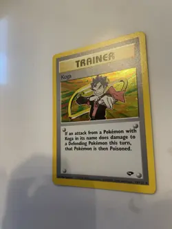 Pokemon TCG: Koga 19/132 Gym challenge holo rare 1999 WOTC vintage - Image 5