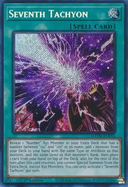 Seventh Tachyon - MZTM-EN016 - Secret Rare 1st Edition - Maze of the Master - Image 1