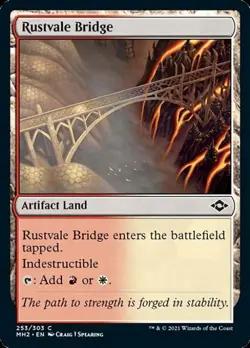 Rustvale Bridge - Light Play MTG Modern Horizons 2 - Image 1