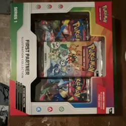 Pokemon TCG First Partner Illustration Collection Series 1 Promo Box English - Image 1