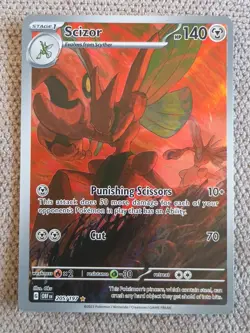 Scizor 205/197 - Obsidian Flames Illustration Rare - Pokemon Tcg - Near Mint - Image 1