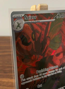 Scizor - Obsidian Flames - 205/197 - Illustration Rare - Full Art - Pokemon Card - Image 2