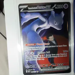 Pokemon Team Rocket's Mewtwo EX 280 HP Ability Foil Rare Card 281/217 - Image 3