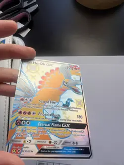 Pokemon TCG Ho-Oh GX SV50/SV94 Hidden Fates Shiny Holo Rare Card - Image 2