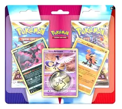 Pokemon TCG: Moltres Articuno Zapdos Cards with 2 Booster Packs & Coin - Image 1