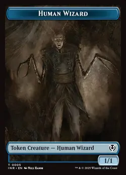 Human Wizard // Jace, Unraveler of Secrets Emblem FOIL - MTG Token INR #5 - Image 1