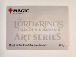 Elrond, Lord of Rivendell Gold-Stamped 40/81 - Art Series: The Lord of the Rings - Image 2