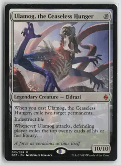 Ulamog, the Ceaseless Hunger MP 15 Battle for Zendikar Magic: The Gathering - Image 1