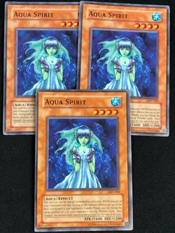 YUGIOH AQUA SPIRIT LON-068 COMMON X3 (NM) - Image 1