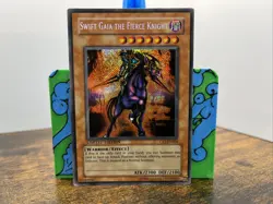 Yugioh Swift Gaia the Fierce Knight CT1-EN004 Secret Rare Tin Promo - Image 2